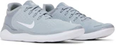 Cheap (W) Nike Free RN 2018 'Wolf Grey' Lelaki Kasut Lari Kelabu. 942837-003