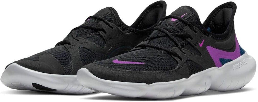 (W) Nike Free RN 5.0 'Hitam Ungu Terang' AQ1316-009 Lookbook (W) Nike Free RN 5.0 'Hitam Ungu Terang' AQ1316-009
