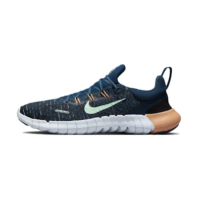 (W) Nike Free Run 5.0 Next Nature 'Valerian Blue Orange Trance'