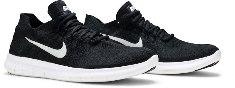 Nike Free RN Flyknit 編織物 低筒 跑步鞋 女款 黑白 2017 Cheap Nike Free RN Flyknit 編織物 低筒 跑步鞋 女款 黑白 2017