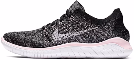 (Women) Nike Free RN Flyknit 2018 'Black Pink Foam' 942839-007 (Women) Nike Free RN Flyknit 2018 'Black Pink Foam' 942839-007