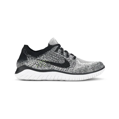 (W) Nike Free RN Flyknit 2018 'White Black'