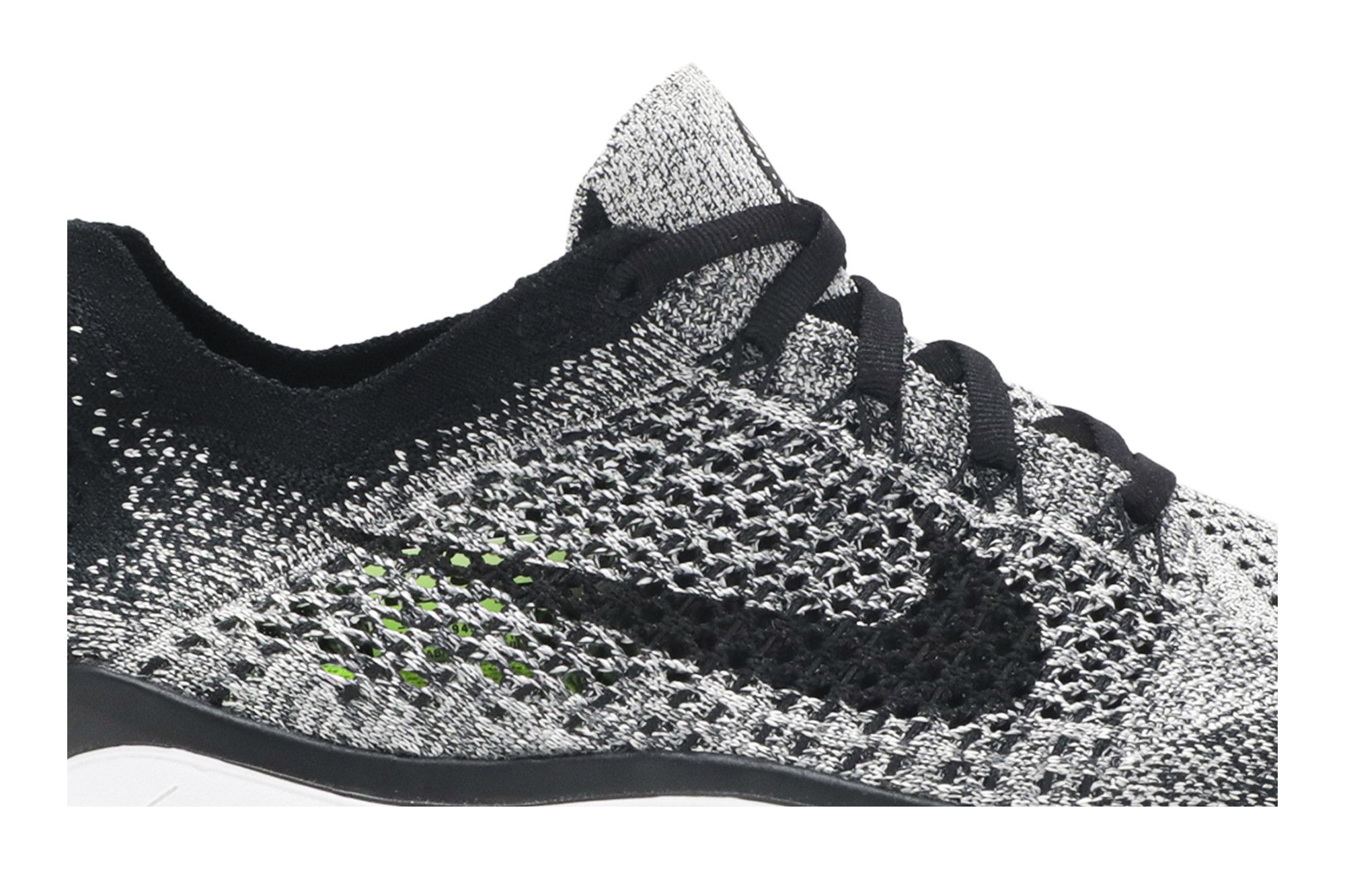 Shop (W) ナイキ フリー RN フライニット 2018 白黒 942839-101