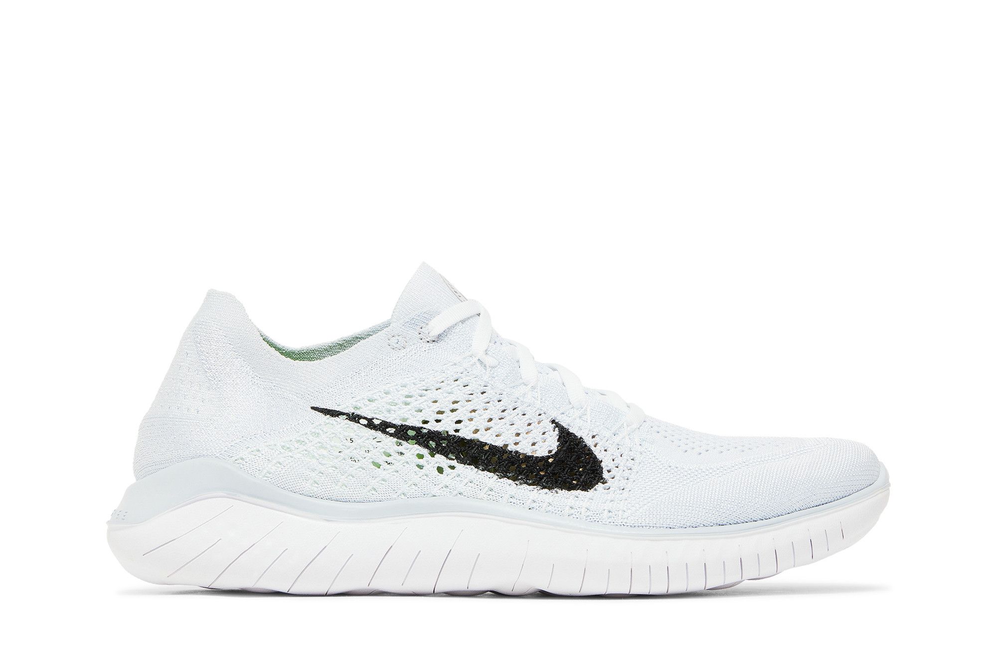 (Women) Nike Free RN Flyknit 2018 'White Platinum' 942839-100
