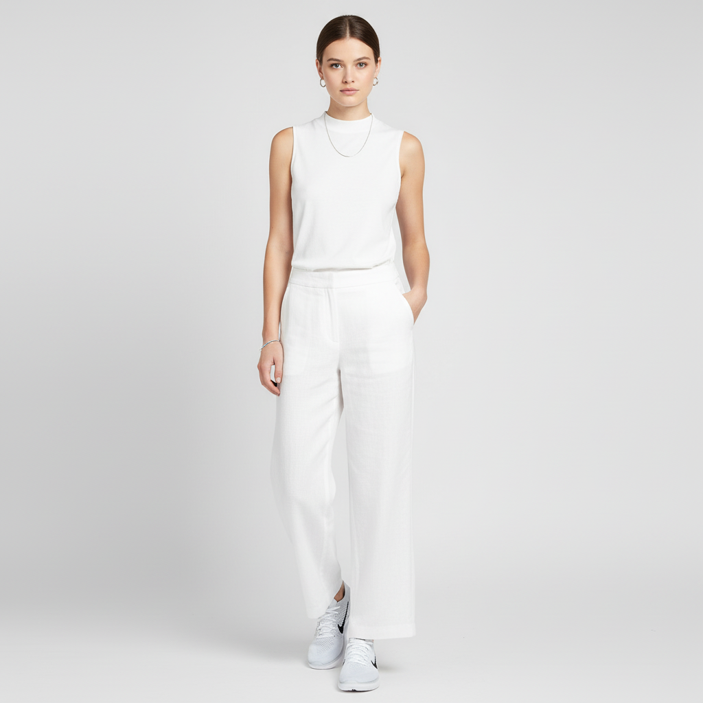 Lookbook (W) Nike Free RN Flyknit 2018 'Putih Platinum' 942839-100