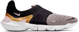 Order (W) Nike Free RN Flyknit 3.0 Untuk /Emas 'Hitam' AQ5708-010