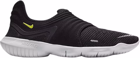 (Women) Nike Free RN Flyknit 3.0 'Black Volt' AQ5708-001 (Women) Nike Free RN Flyknit 3.0 'Black Volt' AQ5708-001