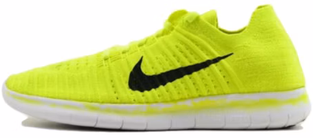 (Women) Nike Free RN Flyknit Medals Stand Volt 842546-700 (Women) Nike Free RN Flyknit Medals Stand Volt 842546-700