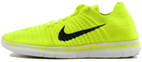 (Women) Nike Free RN Flyknit Medals Stand Volt 842546-700 (Women) Nike Free RN Flyknit Medals Stand Volt 842546-700