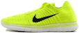 (W) Nike Free RN Flyknit Medals Stand Volt Lelaki/Wanita Lelarian Sneakers. 842546-700