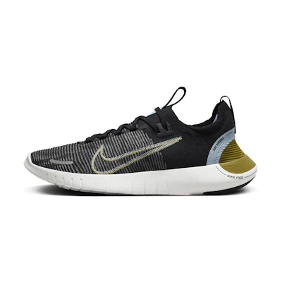 (W) Nike Free RN Next Nature 'Black Soft Yellow'