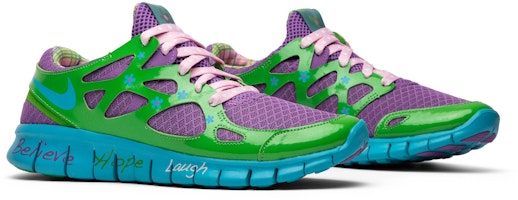 Cheap Nike Free Run 2.0 百搭舒適 減震耐磨 低筒 跑步鞋 女款 綠紫