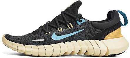 (Women) Nike Free Run 5.0 Next Nature 'Black Noise Aqua' CZ1891-008 (Women) Nike Free Run 5.0 Next Nature 'Black Noise Aqua' CZ1891-008