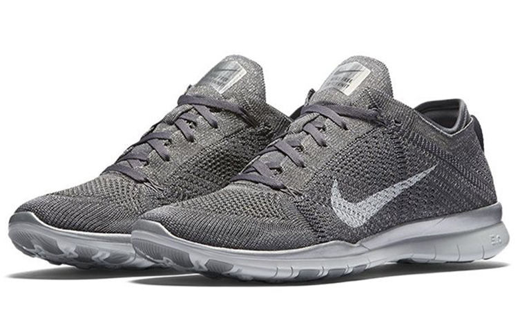 Order Nike Free TR5 Flyknit 金屬灰色 低筒 跑步鞋 女款 灰色