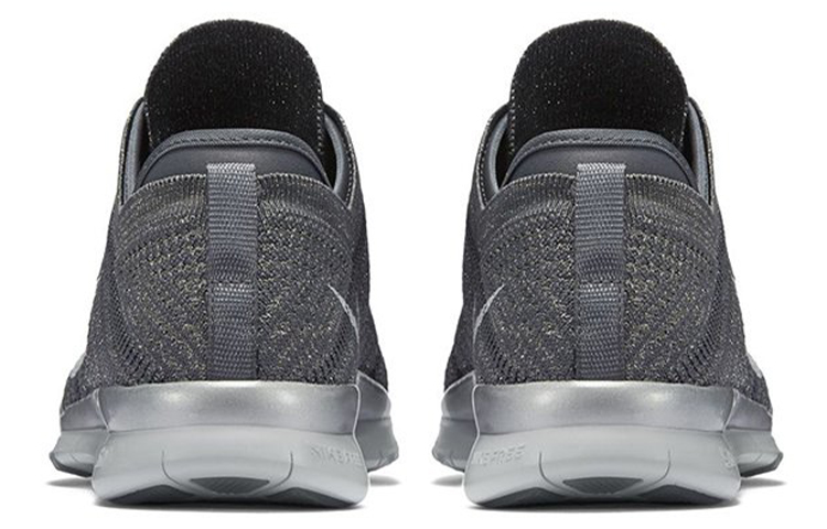 Lookbook Nike Free TR5 Flyknit 金屬灰色 低筒 跑步鞋 女款 灰色