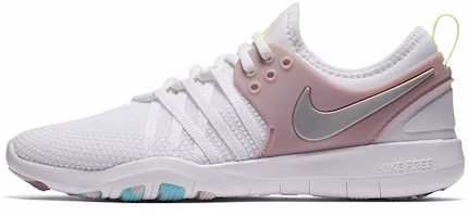 (Women) Nike Free TR 7 'White Metallic Silver Elemental Rose' 904651-102 (Women) Nike Free TR 7 'White Metallic Silver Elemental Rose' 904651-102