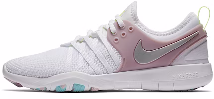 (Women) Nike Free TR 7 'White Metallic Silver Elemental Rose' 904651-102 (Women) Nike Free TR 7 'White Metallic Silver Elemental Rose' 904651-102