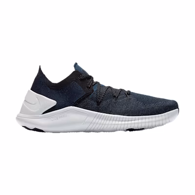 (W) Nike Free TR Flyknit 3 Metallic 'College Navy'