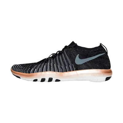 (W) Nike Free Transform Flyknit 'Black Metallic Bronze'