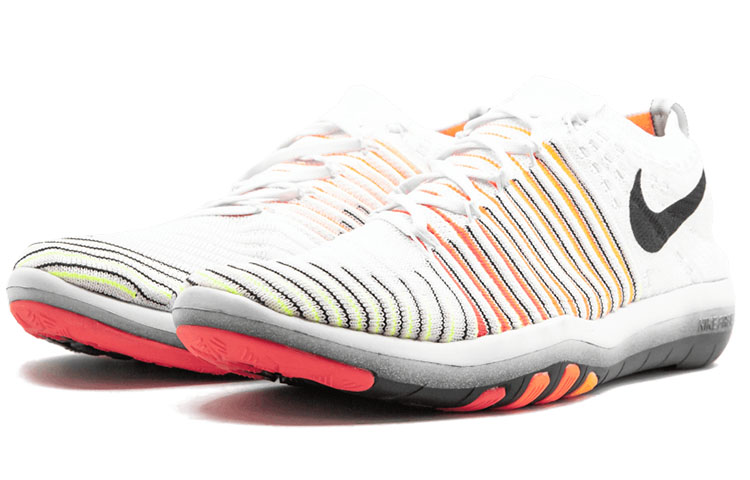 Order (W) Nike Free Transform Flyknit ''Wit Oranje'' 833410-100