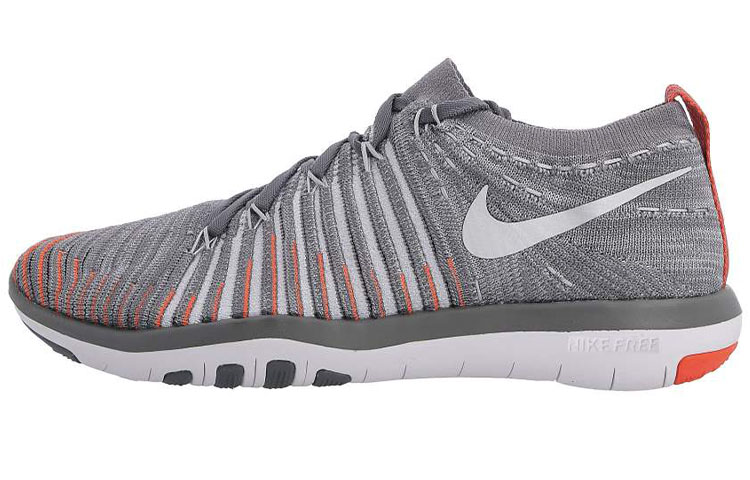 (Women) Nike Free Transform Flyknit Low-Top Grey/Orange 833410-006