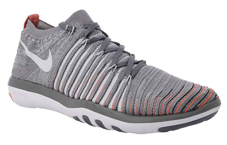 (W) Nike Free Transform Flyknit Low-Top Grey/Orange 圖 3
