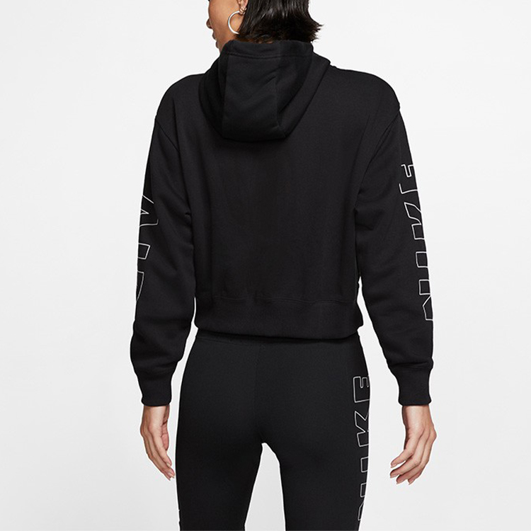 (Women) Nike Full-Zip Knit Hoodie Jacket Black CJ3043-010 圖 7