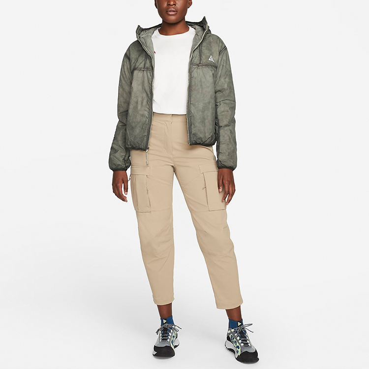 (Women) Nike Full-Zip Packable Puffer Jacket Light Army Green DJ1262-321 圖 4