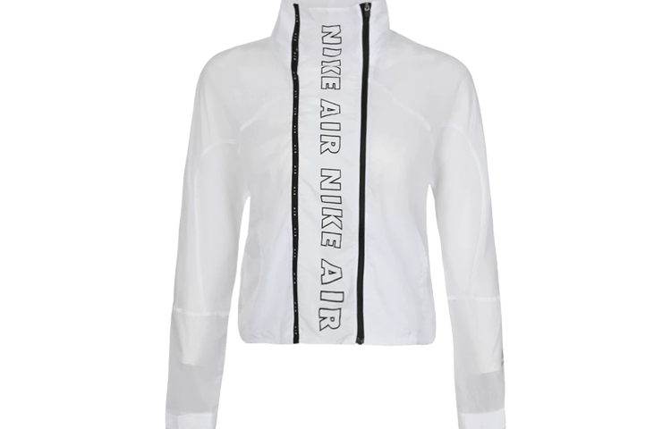 (Women) Nike Full-Zip Retro Running Jacket White CJ1875-100