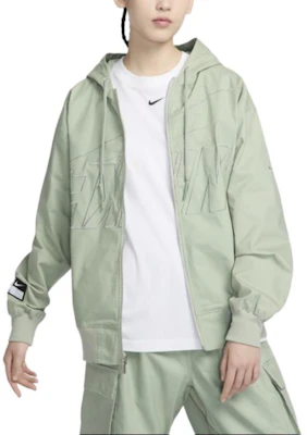 (Women) Nike FW24 Dance Jade Horizon Green Hooded Logo Jacket FV7775-370 Shop (Women) Nike FW24 Dance Jade Horizon Green Hooded Logo Jacket FV7775-370