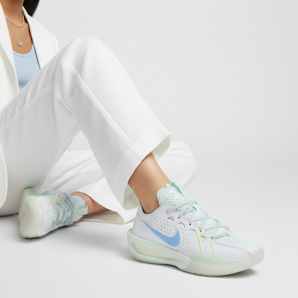 Order (W) Nike Air Zoom GT Cut 3 Blanco Azul Acuario HF5445-141