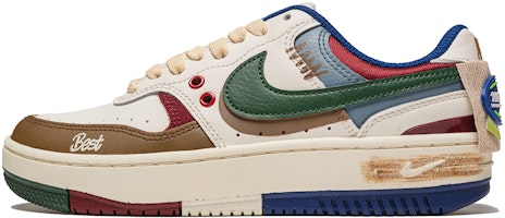 (Women) Nike Gamma Force 'Retro Mocha Green Blue Red' DX9176-102-450617 (Women) Nike Gamma Force 'Retro Mocha Green Blue Red' DX9176-102-450617