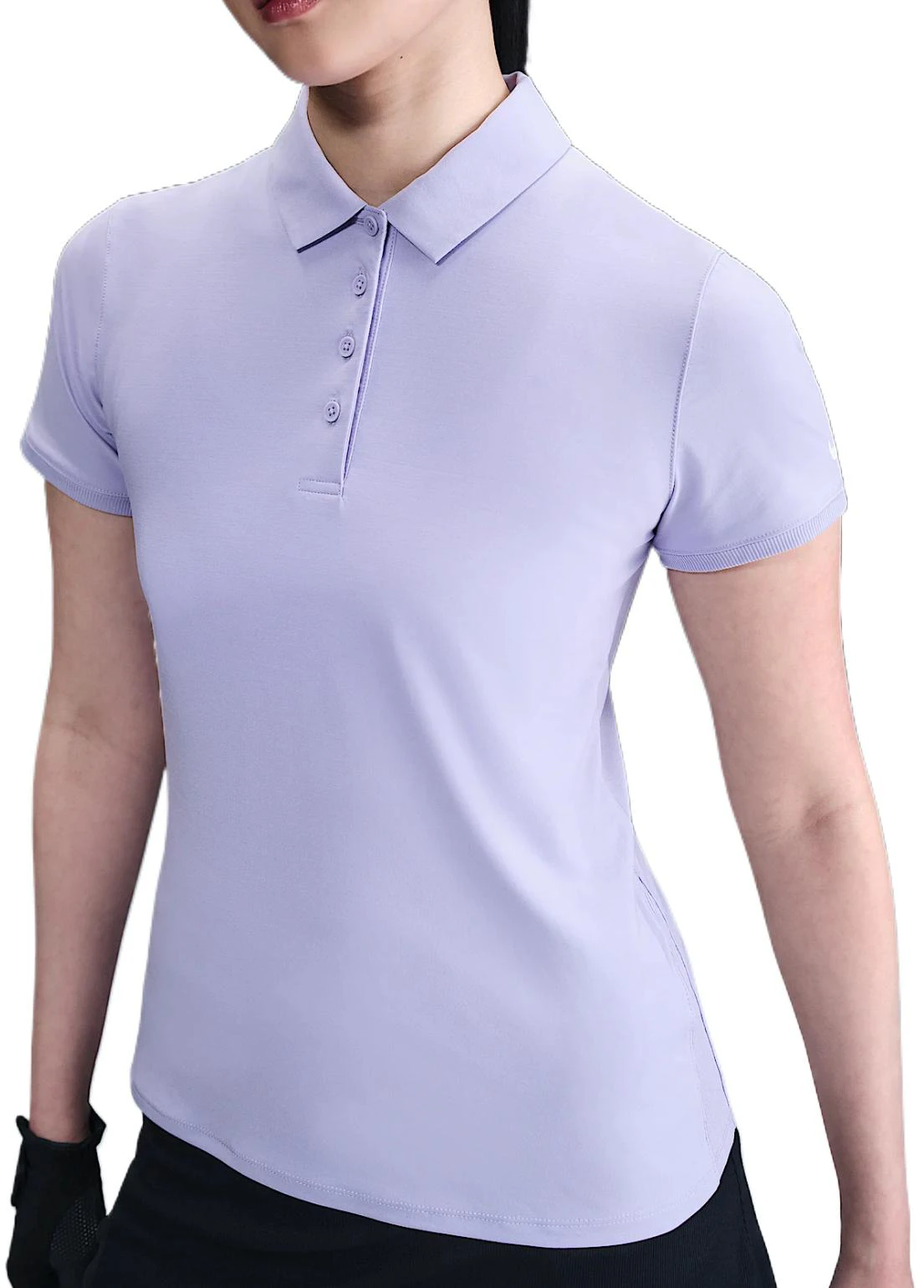 women-nike-golf-shirt-soft-casual-solid-color-light-purple-fq-1575-533