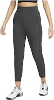 (Women) Nike Grey Solid Color Elastic Slim Fit 7/8 Leggings CU4322-070 (Women) Nike Grey Solid Color Elastic Slim Fit 7/8 Leggings CU4322-070