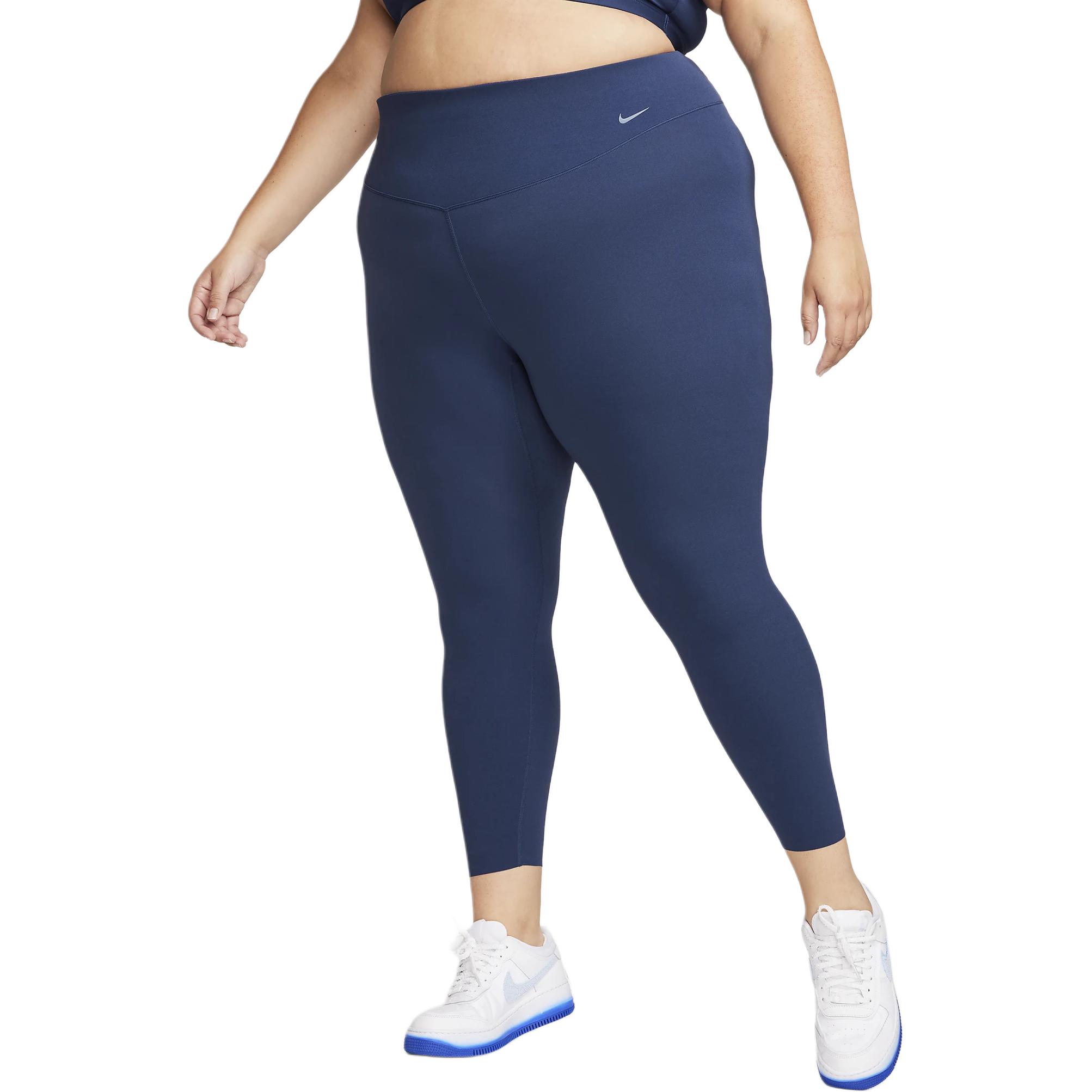 (Women) Nike High-Waisted 7/8 Logo Leggings Midnight Navy/Black DV4911-410