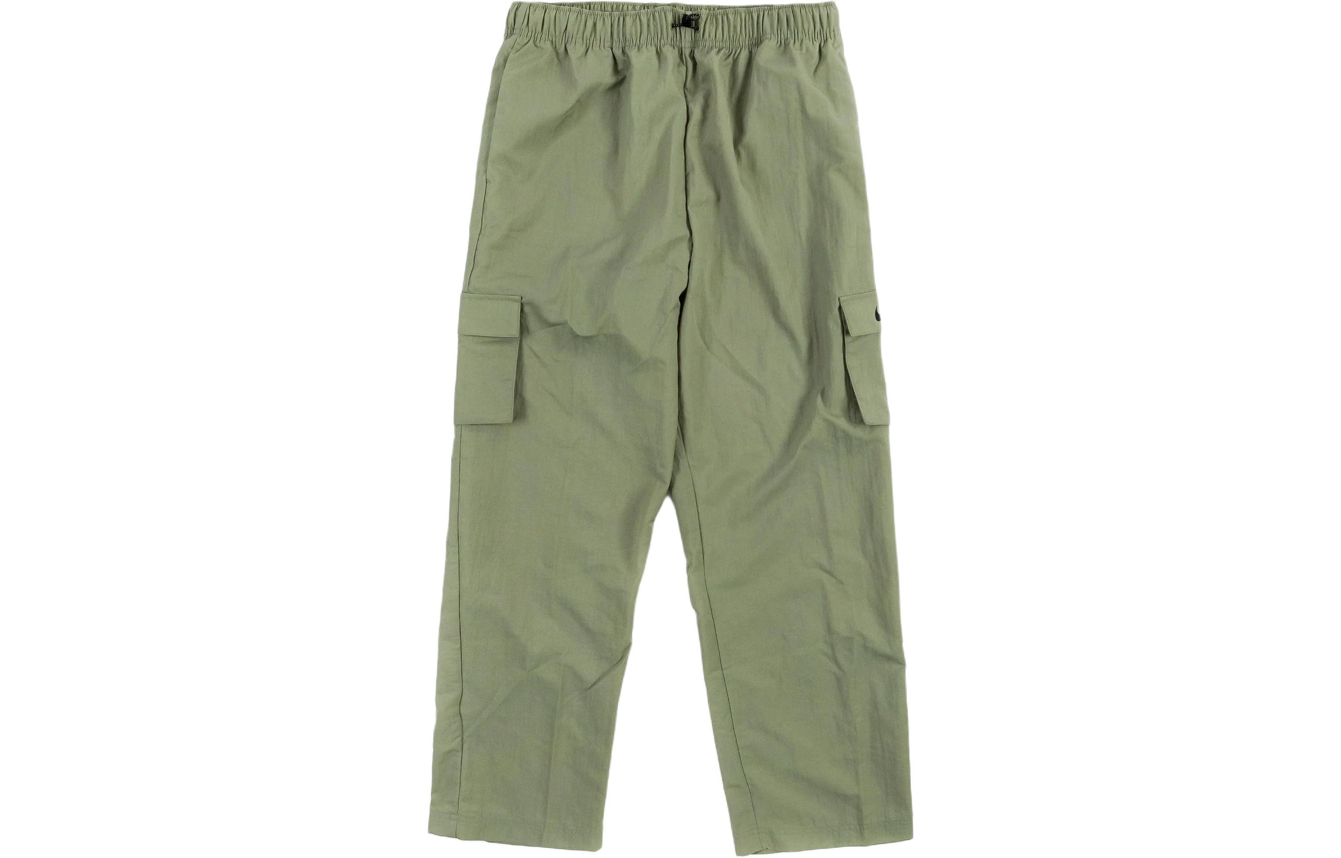 (Women) Nike High-Waisted Cargo Parachute Pants - Green DO7209-386