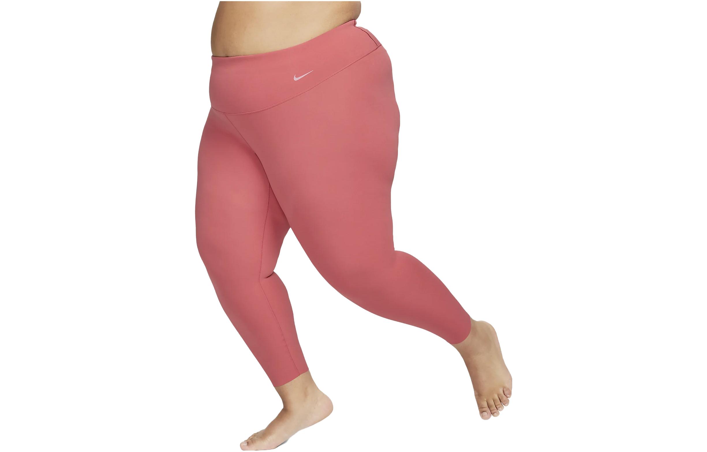 (Women) Nike High-Waisted Pink Workout Tights with Logo DV4911-655