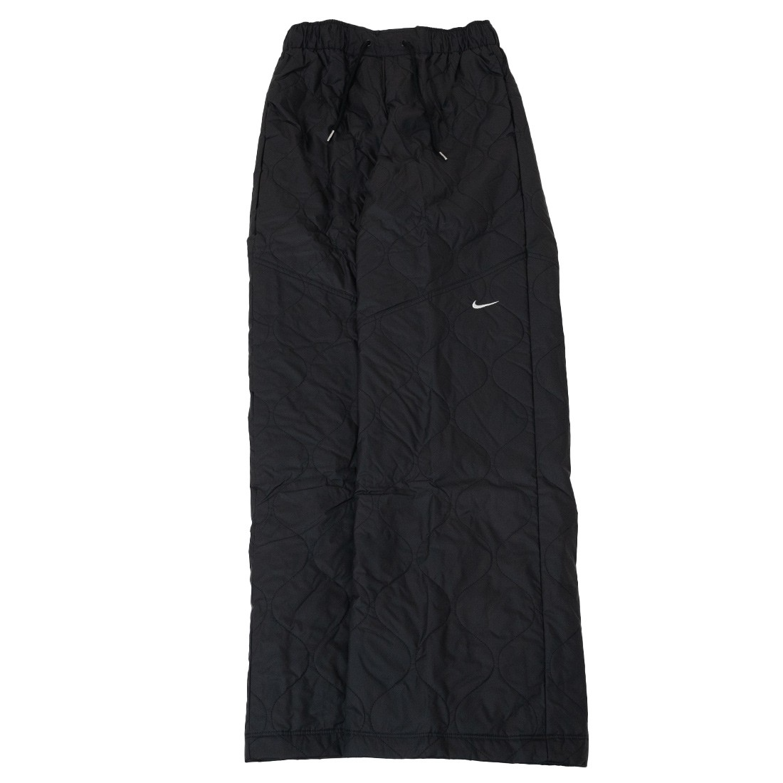 (Women) Nike High-Waisted Tie Casual Pants Black FB8722-010
