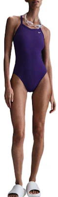 (W) Bañador de una pieza Nike HydraStrong Trendy morado liso NESSA017-536 Buy (W) Bañador de una pieza Nike HydraStrong Trendy morado liso NESSA017-536