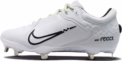 (Women) Nike Hyperdiamond 4 Elite 'White Black Volt' CZ5917-103 (Women) Nike Hyperdiamond 4 Elite 'White Black Volt' CZ5917-103