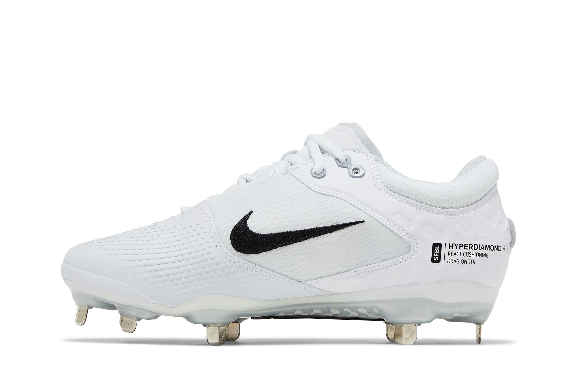 Shop (Women) Nike Hyperdiamond 4 Elite 'White Black' CZ5917-102