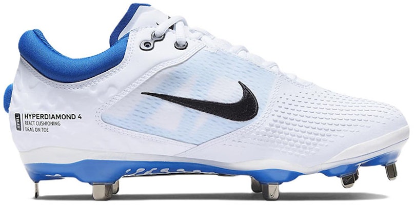 (Women) Nike HyperDiamond 4 Elite 'White Game Royal' CZ5917-101 Order (Women) Nike HyperDiamond 4 Elite 'White Game Royal' CZ5917-101