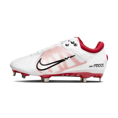 (W) Nike Hyperdiamond 4 Elite 'White University Red'