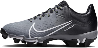 (Women) Nike Hyperdiamond 4 Keystone 'Black Cool Grey' CZ5918-007 (Women) Nike Hyperdiamond 4 Keystone 'Black Cool Grey' CZ5918-007