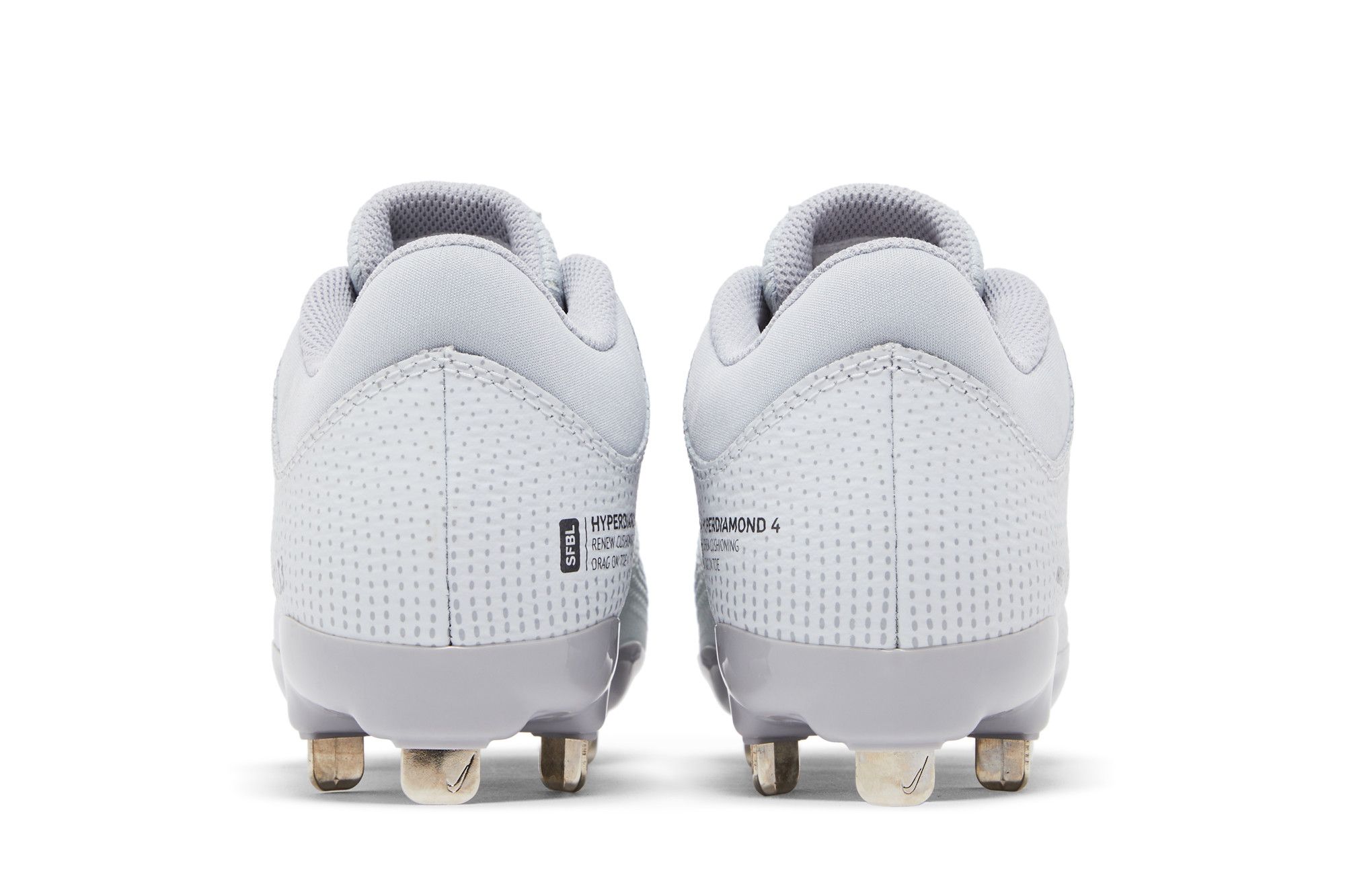 Details for (W) Nike Hyperdiamond 4 Pro ''Platin Grau Wolf Grau'' CZ5920-004