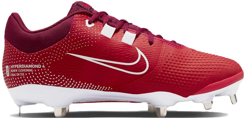 (W) ナイキ ハイパーダイヤモンド 4 プロ "ユニバーシティレッド" CZ5920-616 Order (W) ナイキ ハイパーダイヤモンド 4 プロ "ユニバーシティレッド" CZ5920-616
