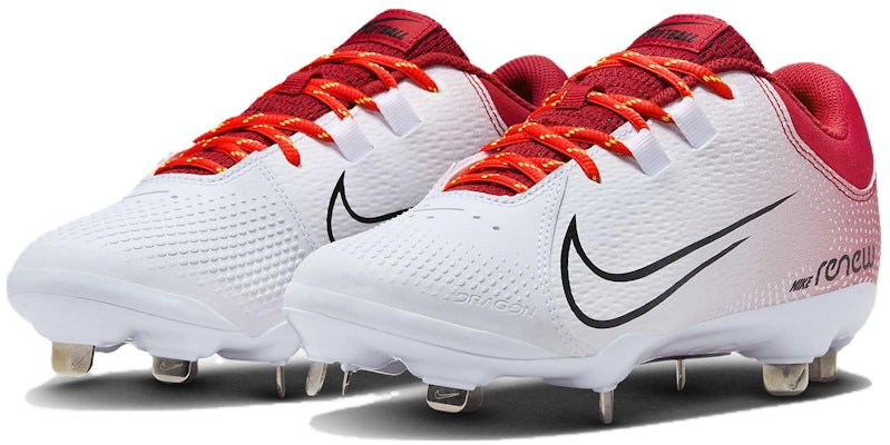 (W) Nike Hyperdiamond 4 Pro 'Rojo Universidad Blanco' CZ5920-600 Lookbook (W) Nike Hyperdiamond 4 Pro 'Rojo Universidad Blanco' CZ5920-600
