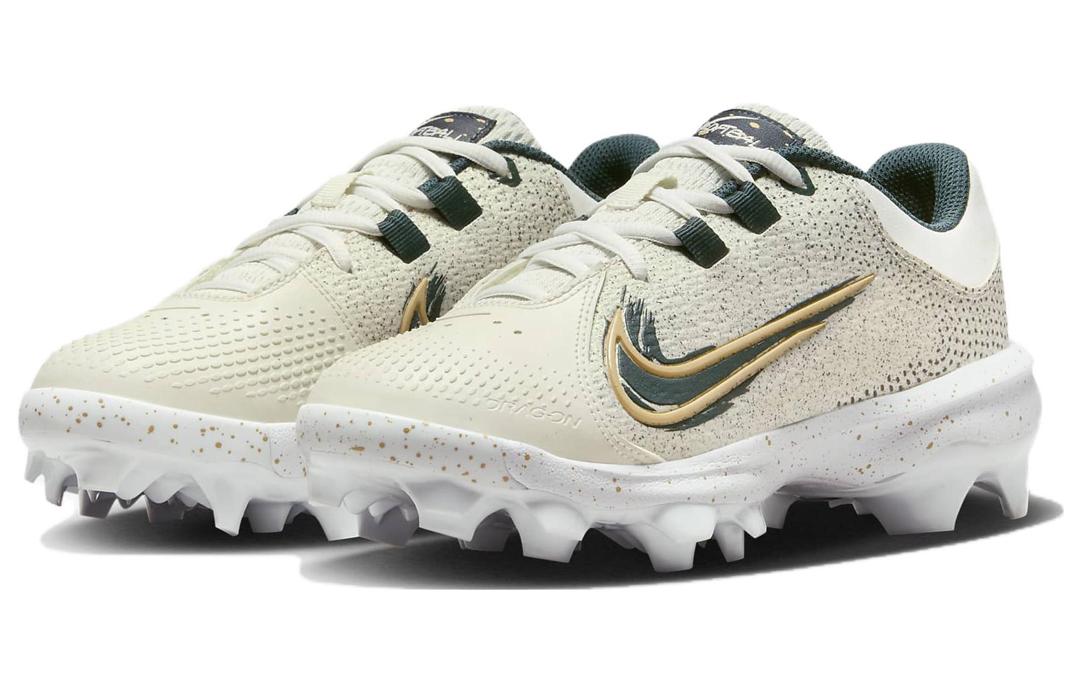 Lookbook Nike Hyperdiamond 4 舒適防滑耐磨低筒訓練鞋 女款 米白色