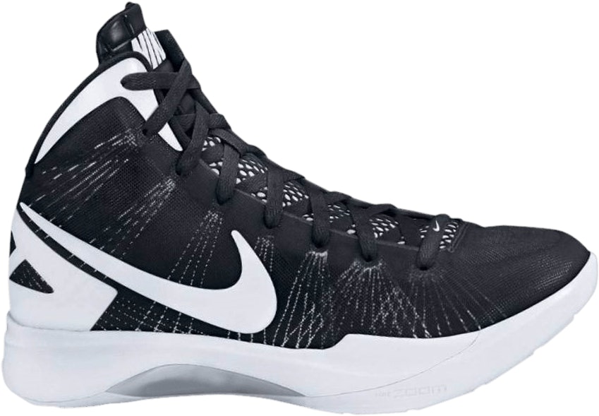 Nike hyperdunk 2012 black top and white
