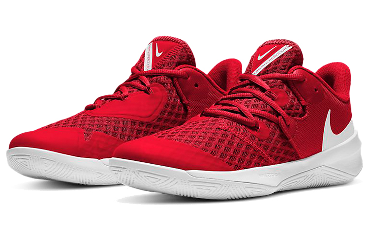 Lookbook Nike HyperSpeed Court 低筒 跑步鞋 女款 白紅